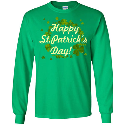 Happy St.patricks Day Shamrocks T-shirt Irish Green