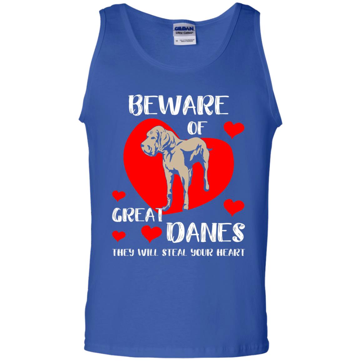 Beware Of Great Danes They Will Steal Your Heart Cute Shirt Royal