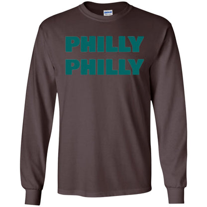 Football Lover T-shirt Philly Philly Philadelphia T-shirt Dark Chocolate