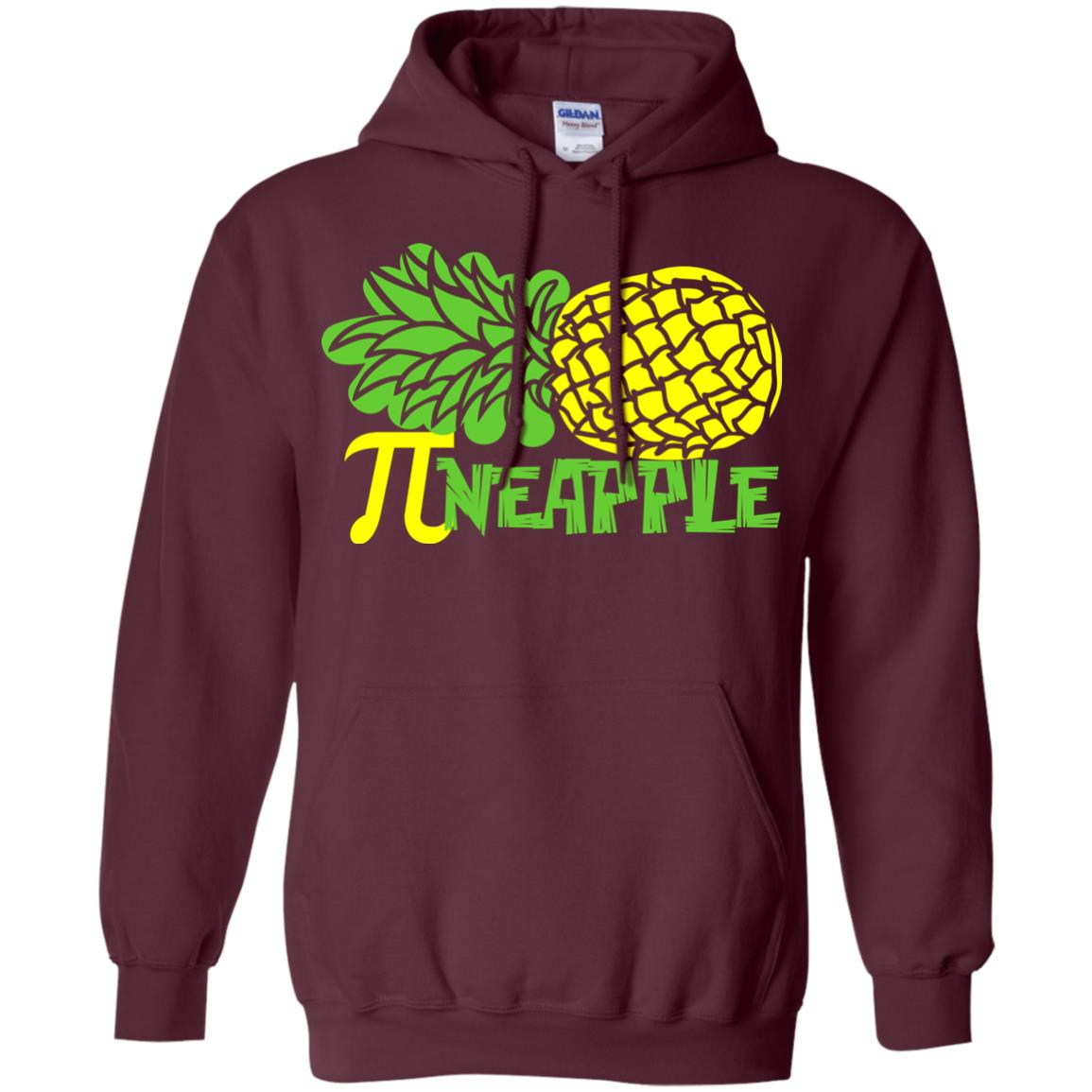 Cool Pineapple Gift Shirt For Pi Day Maroon