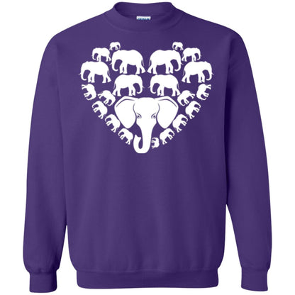 Elephant Lovers T-shirt Special Elephant Heart Purple