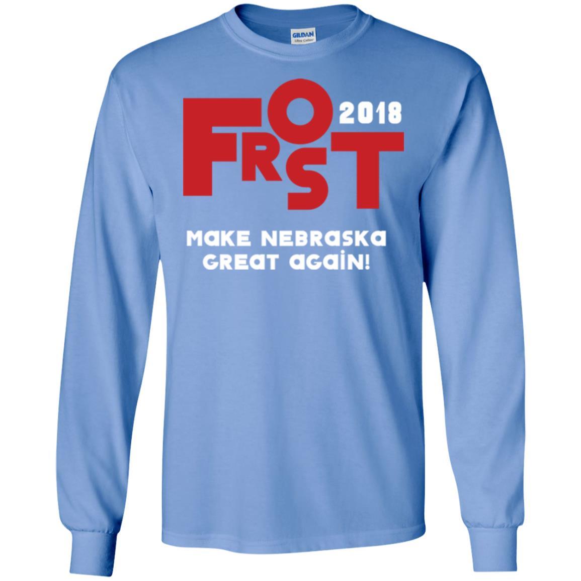 Frost 2018 Make Nebraska Great Again T-shirt Carolina Blue