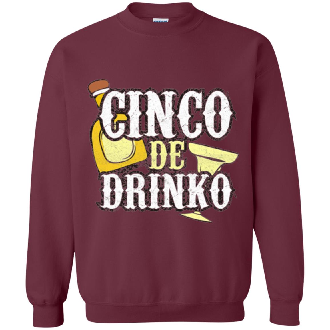Funny Cinco De Mayo Drinko Celebration T-shirt Maroon