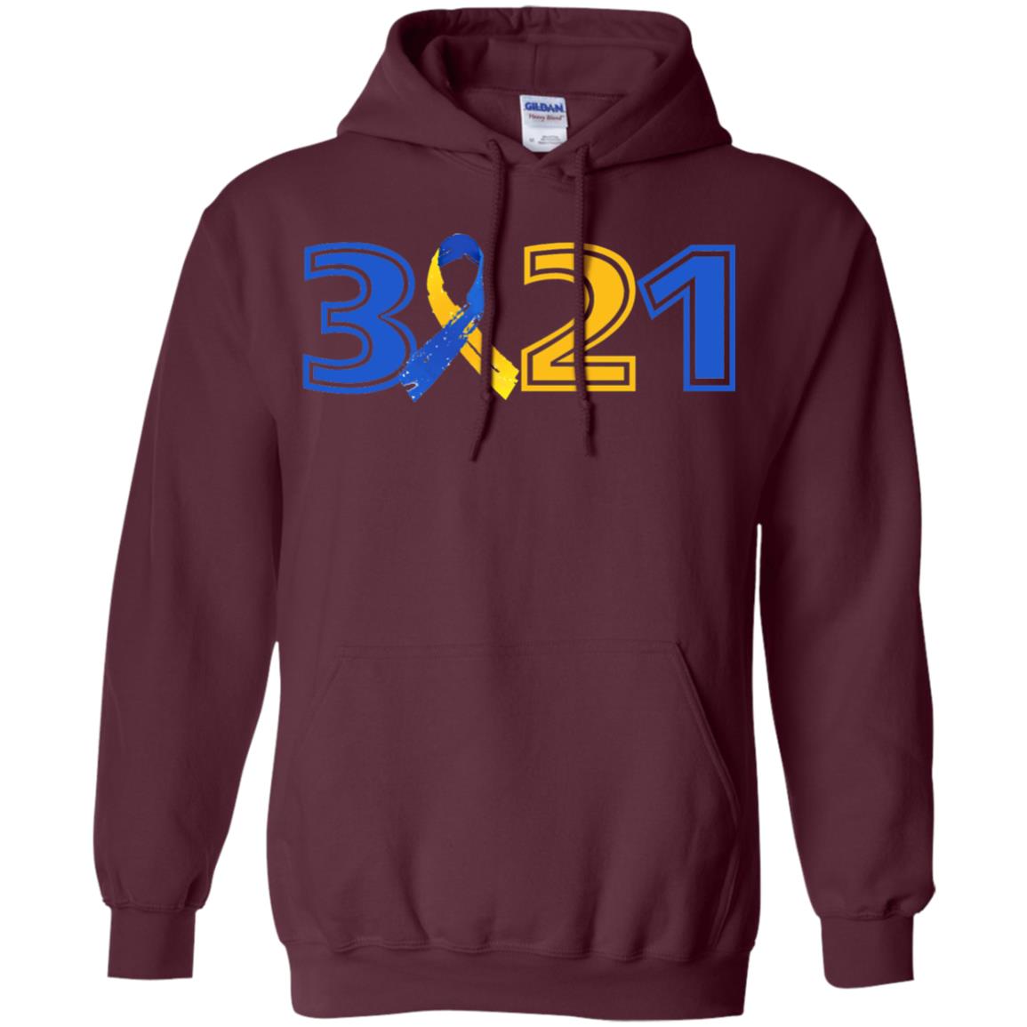 Awareness March 21 World Down Syndrome Day T-shirt Maroon