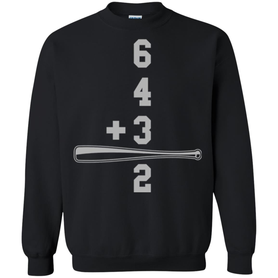 Baseball And Math Lovers T-shirt Black