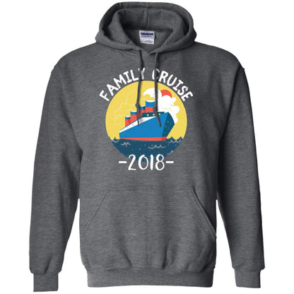 Summer Holiday T-shirt Family Cruise 2018 Dark Heather