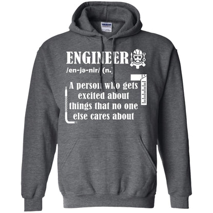 Engineer T-shirt A Person Who Gets Excited About Dark Heather