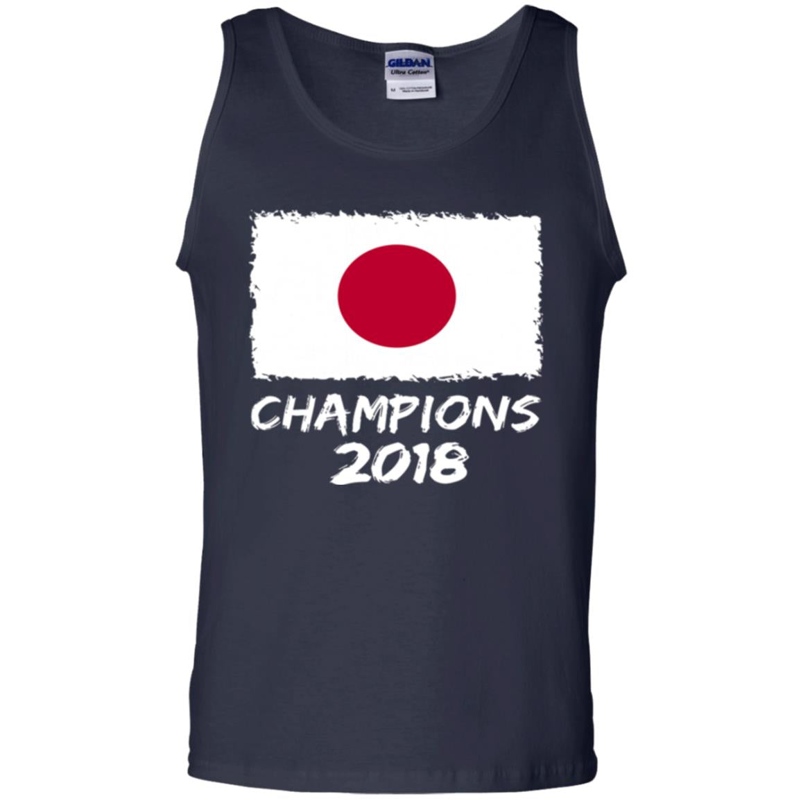 Football Lover T-shirt Japan Champions 2018 T-shirt Navy