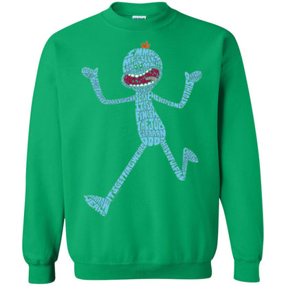 Cartoon T-shirt It_s Mr. Meeseeks Typography Irish Green