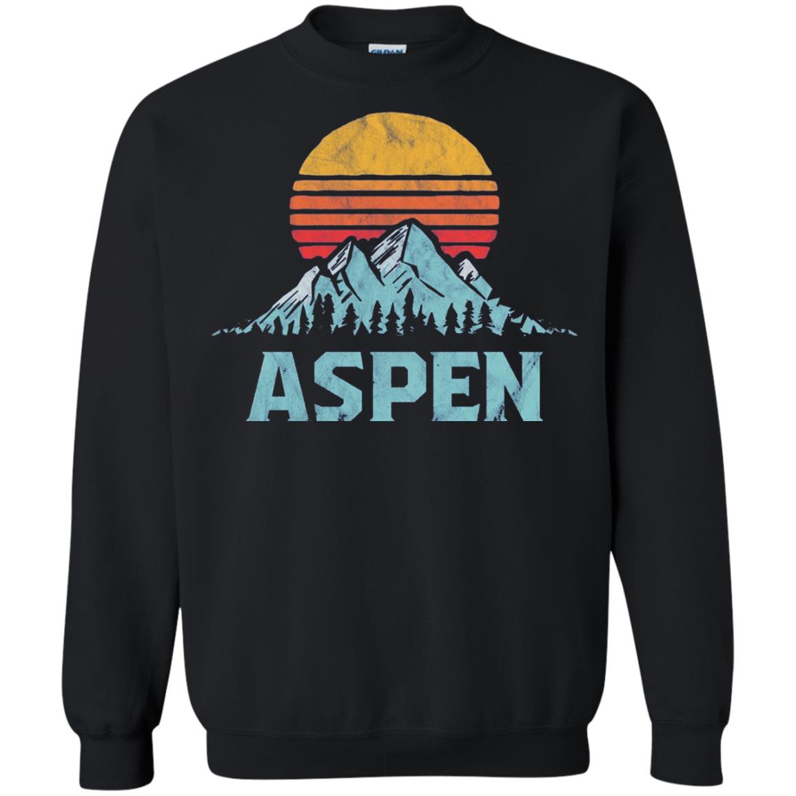 Aspen Mountain T-shirt Black