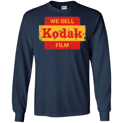 Film T-shirt Vintage We Sell Kodak Film Navy