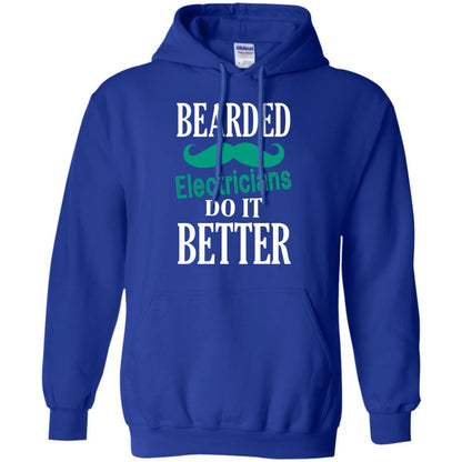 Bearded Electricians Do It Better Best Idea Shirt For Bearded Electricians Royal