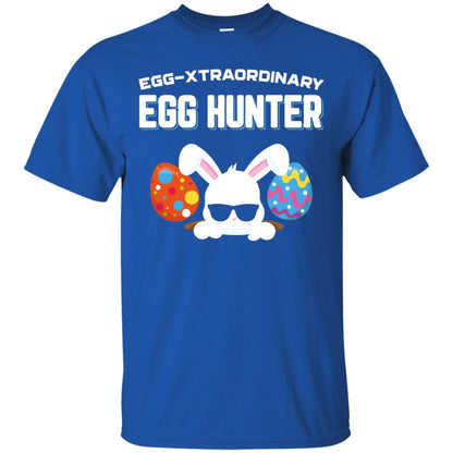 Egg-xtraordinary Egg Hunter Easter Shirt Royal