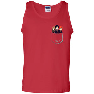 Harry Potter Pocket Movie Lover T-shirtG220 Gildan 100% Cotton Tank Top