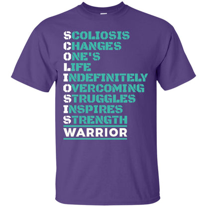 Changes One_s Life Indefinitely Overcoming Struggles Inspires Strength Coliosis Warrior Purple