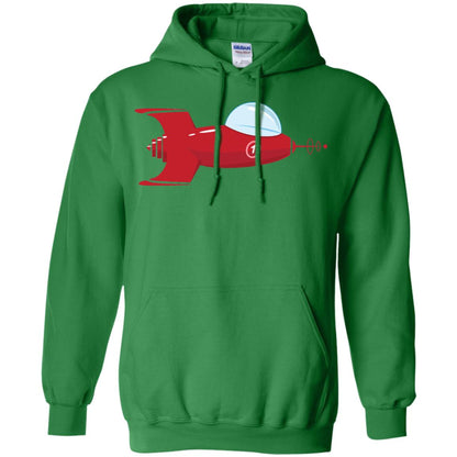 Vintage Spaceship Video Game Gamer T-shirt Irish Green