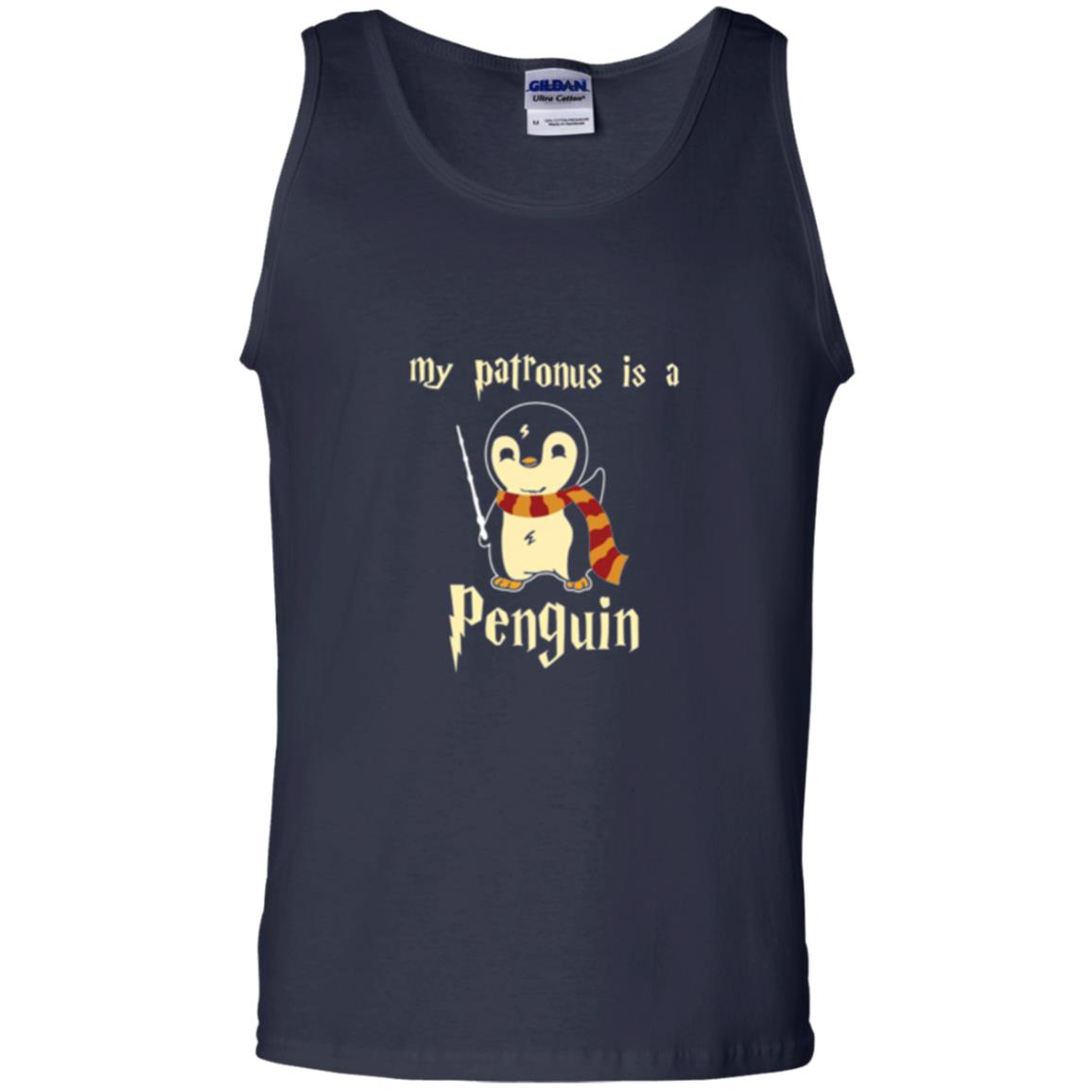 Penguin Lovers T-shirt My Patronus Is A Penguin Hot Navy