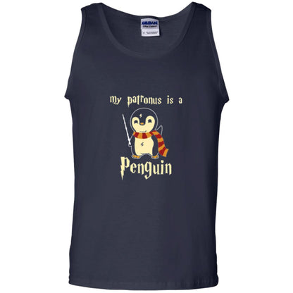 Penguin Lovers T-shirt My Patronus Is A Penguin Hot Navy