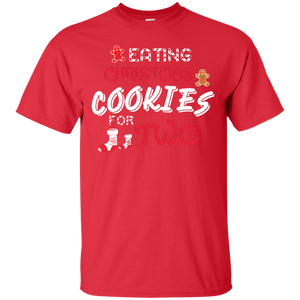 Christmas T-shirt Eating Christmas Cookies For Two