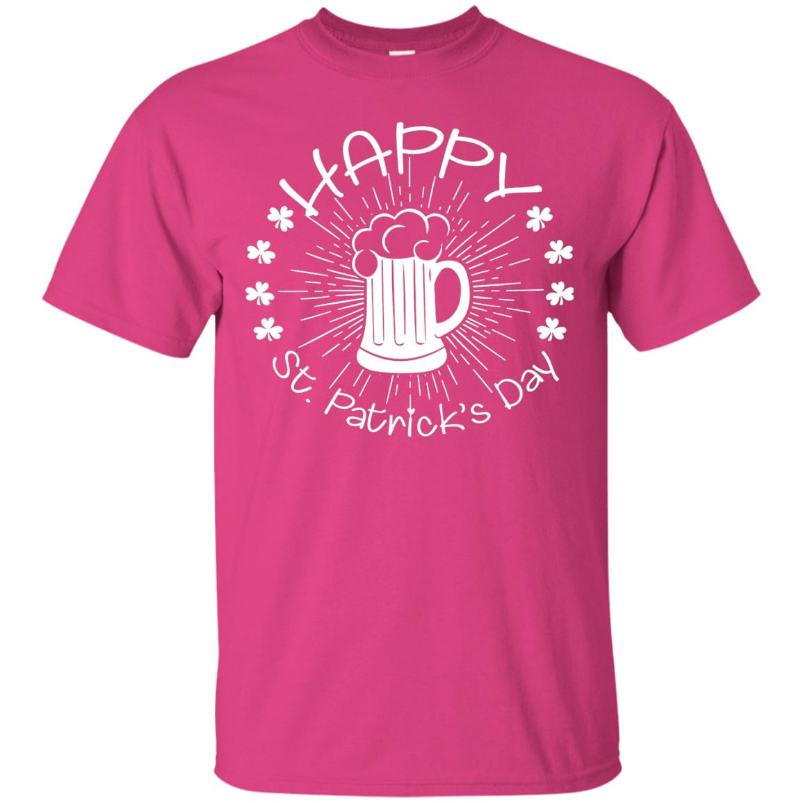 Drinking Team Happy St.patrick’s Day T-shirt Heliconia
