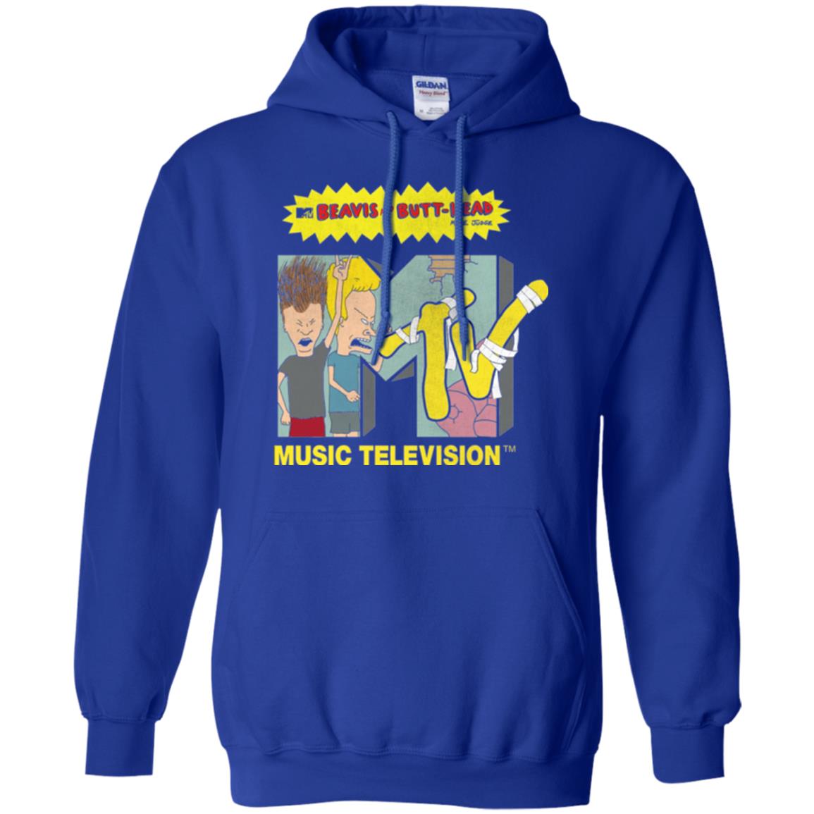 Mtv Logo T-shirt Beavis And Butt Head Royal