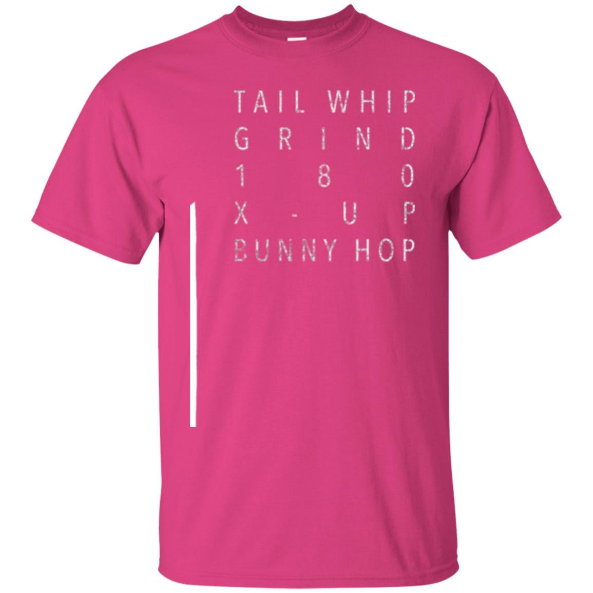 Scooter Tricks T-shirt Tail Whip Grind 180 X-up Bunny Hop Heliconia