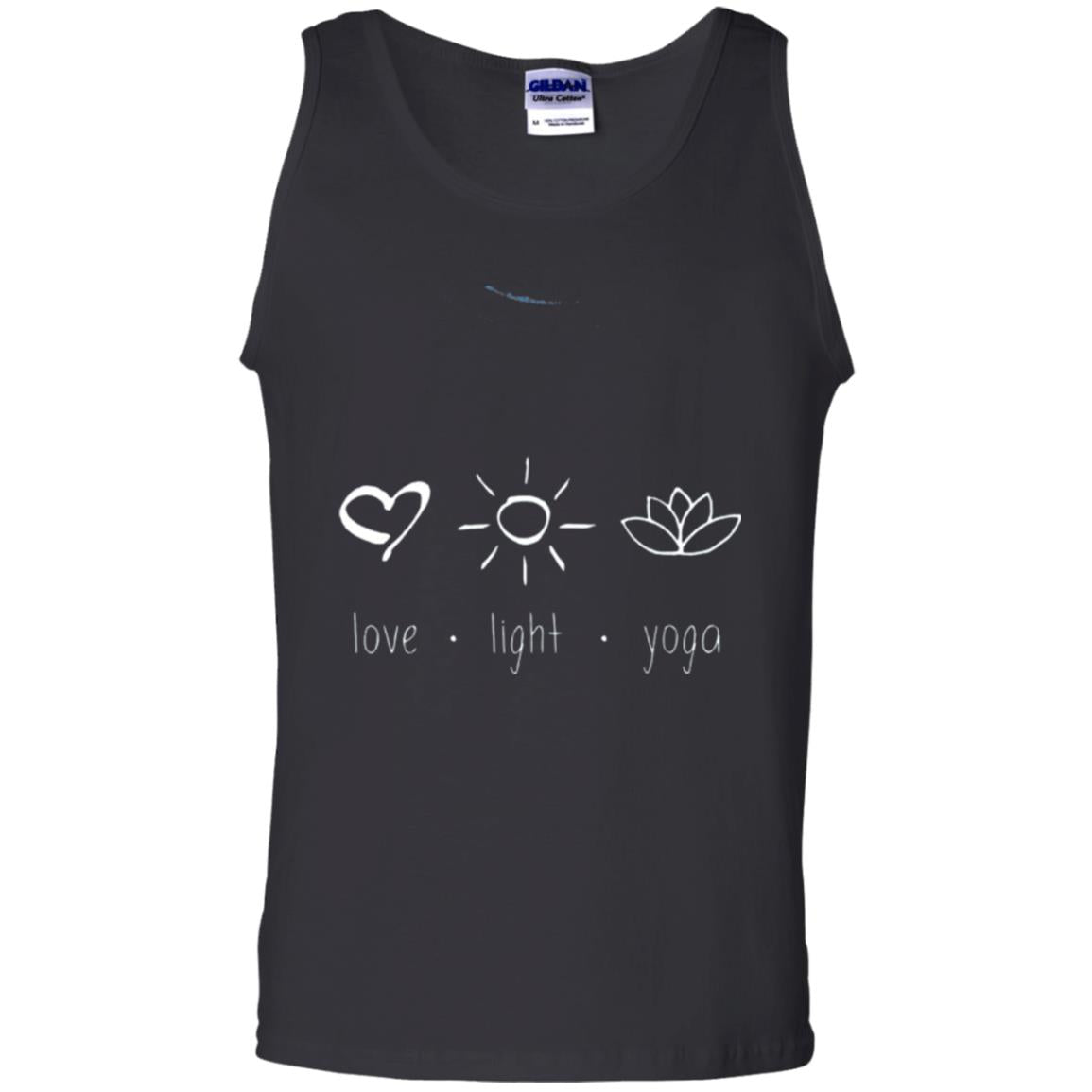 Yoga Lovers T-shirt Love Light Yoga Black