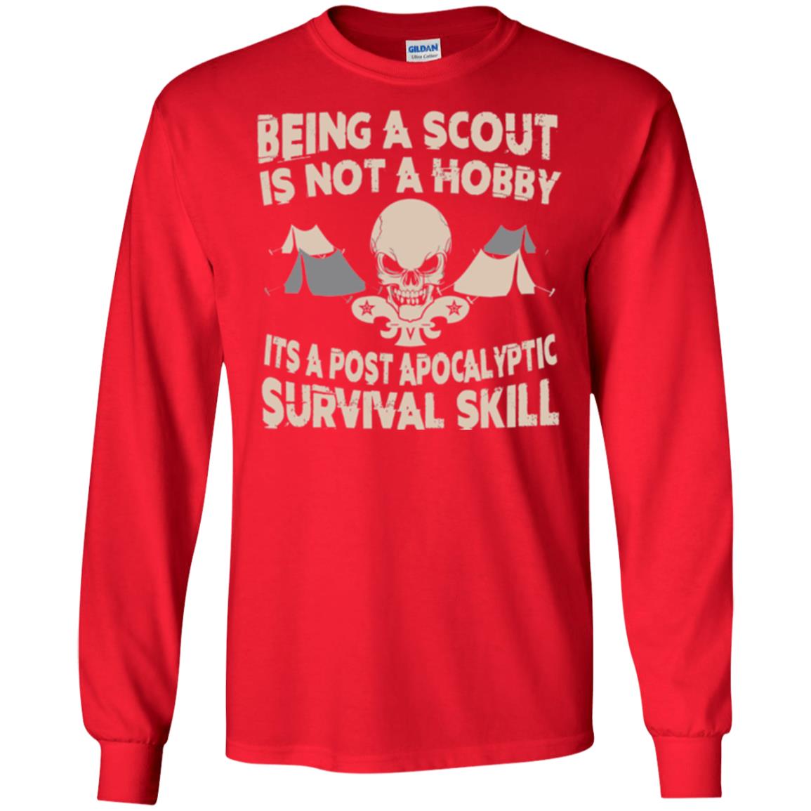 Being A Scout Is Not A Hobby T-shirt Red