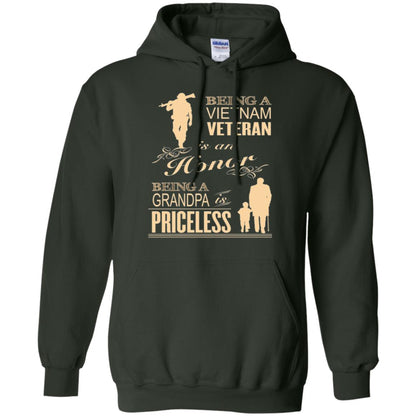 Veteran T-shirt Being A Vietnam Veteran Is An Honor Forest Green
