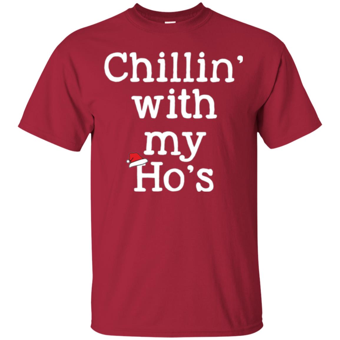 Christmas T-shirt Chillin With My Ho_s Cardinal