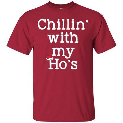 Christmas T-shirt Chillin With My Ho_s Cardinal