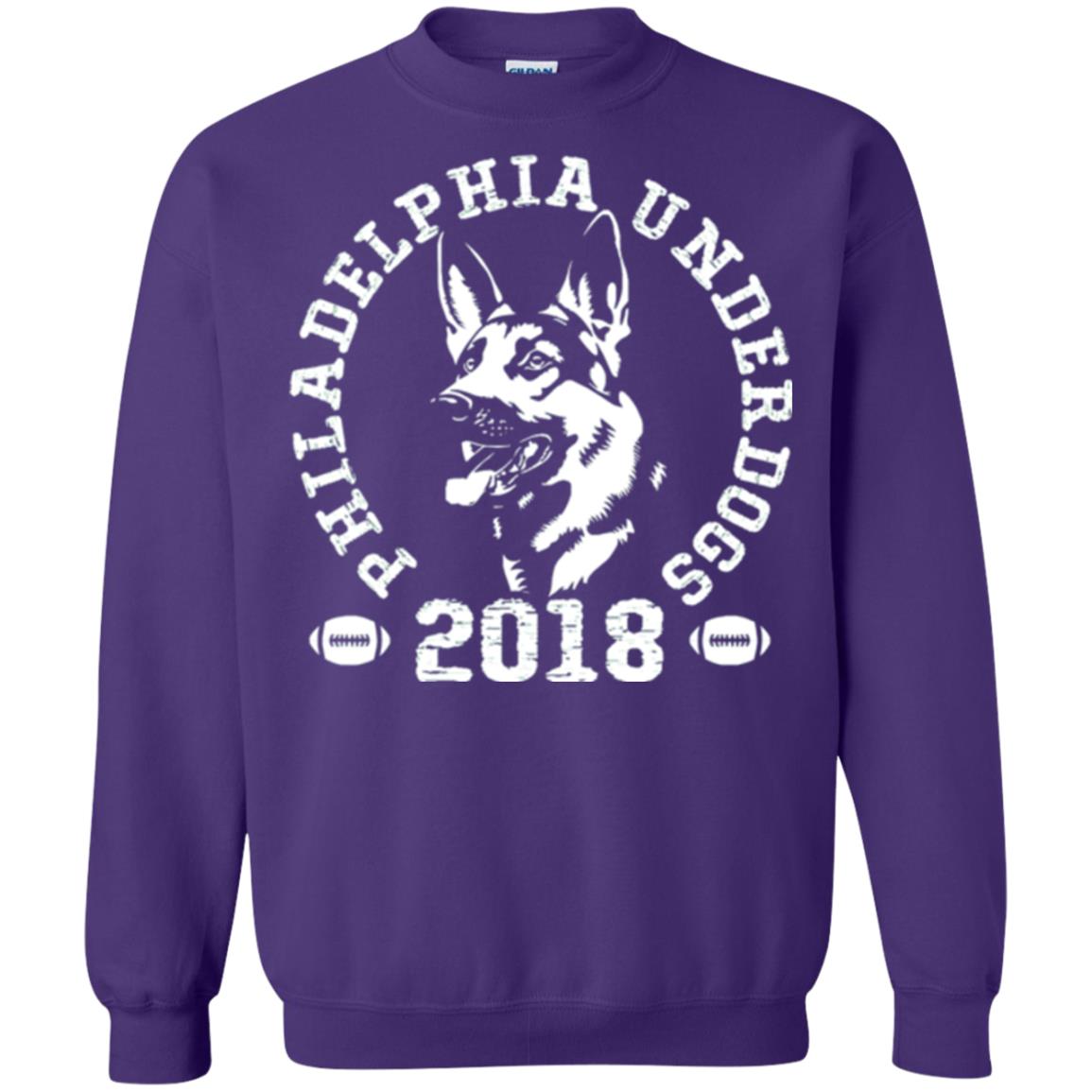 Dog Lover T-shirt Philadelphia Underdogs T-shirt Purple