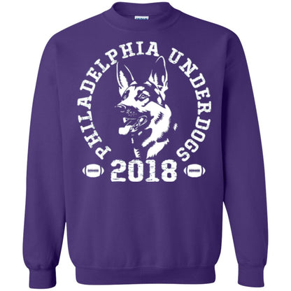 Dog Lover T-shirt Philadelphia Underdogs T-shirt Purple