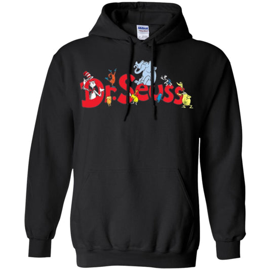 Dr. Seuss Family National Wear Red Day T-shirt Black