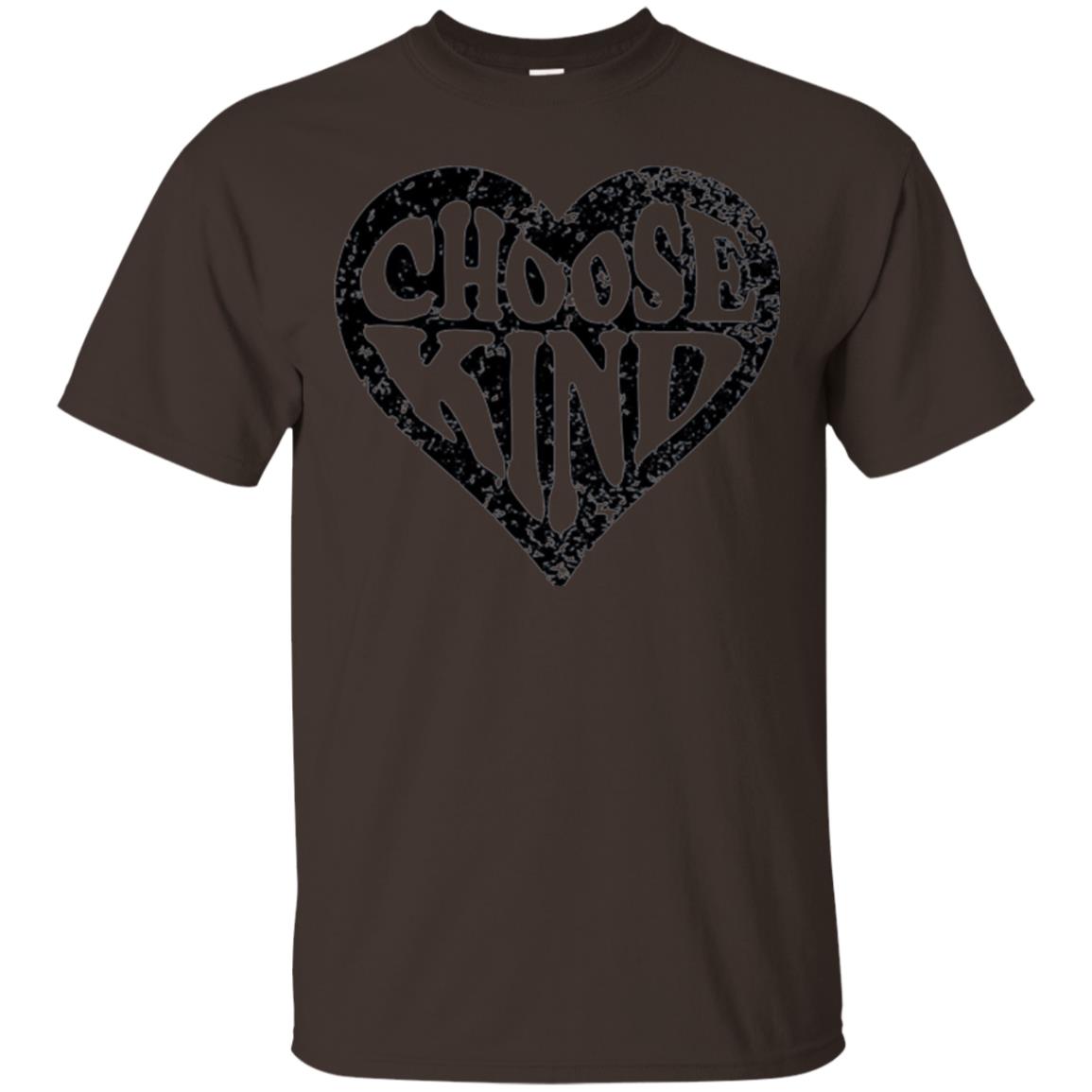 Anti Bullying T-shirt Choose Kind Movement Dark Chocolate