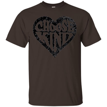 Anti Bullying T-shirt Choose Kind Movement Dark Chocolate