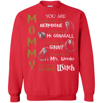 You Are As Brilliant As Hermione As Wise As Mc Gonagall As Cunning As Ginny Mommy T-shirt Red