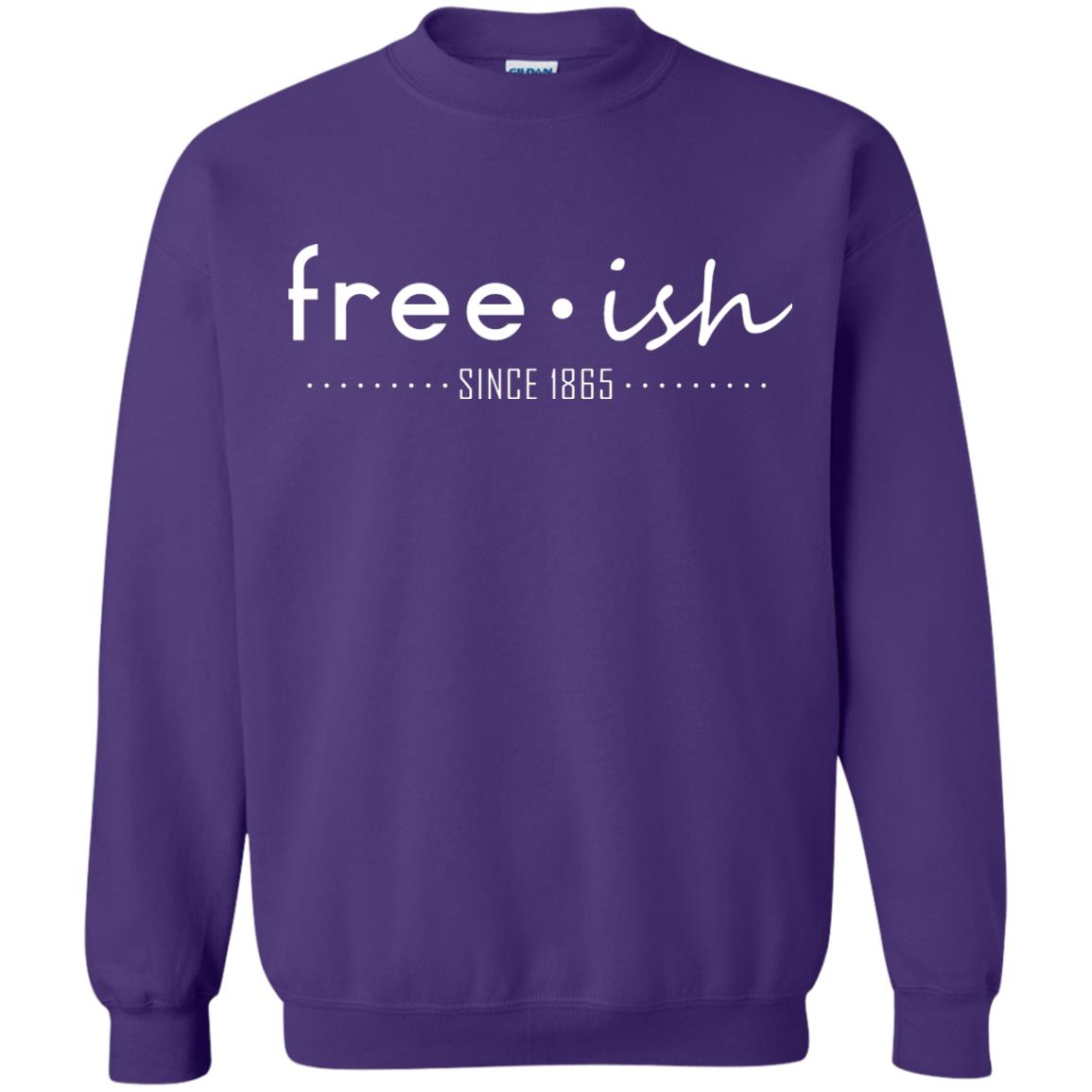 Free Ish Since 1865 Black Pride T-shirt Purple
