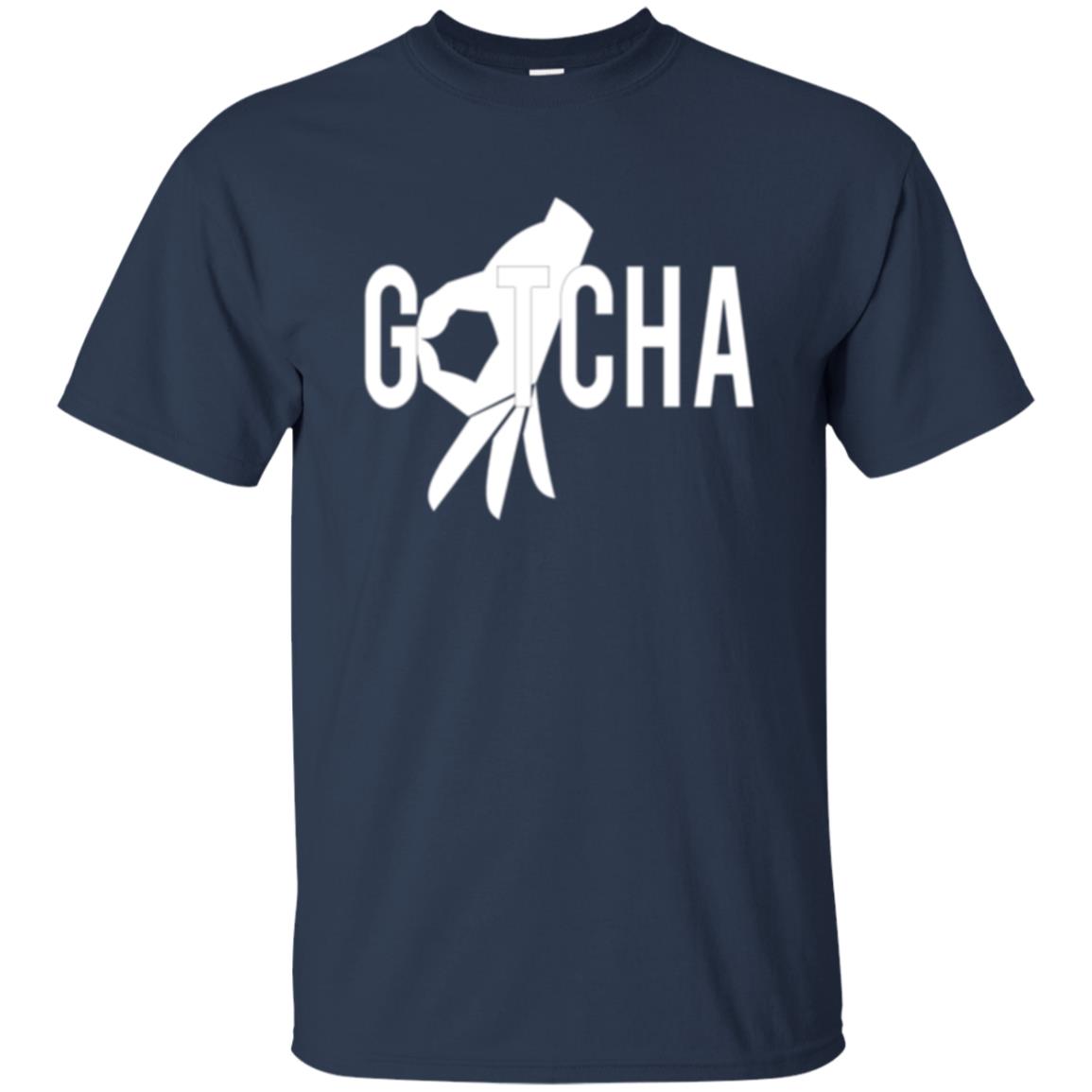 Gotcha Finger Circle Game T-shirt Navy