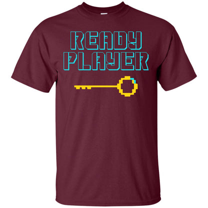Ready Player Gamer T-shirt Maroon