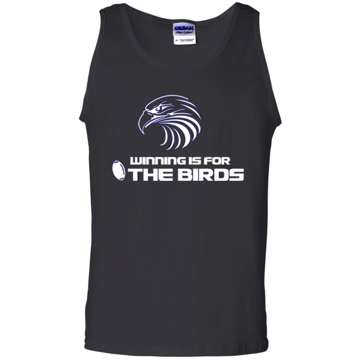 Football T-shirt Winning Is For The Birds Black
