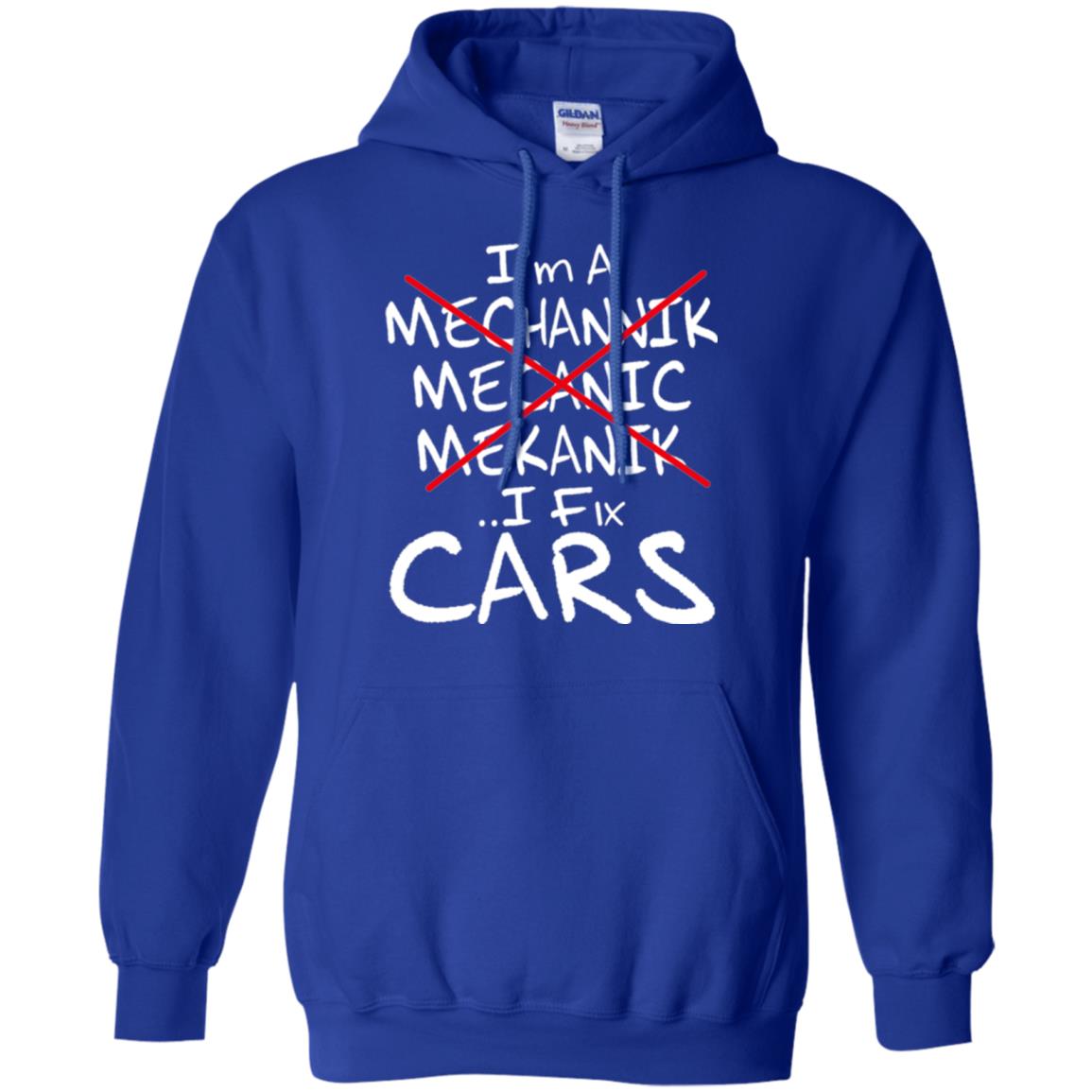Mechanic T-shirt I Fix Cars Royal