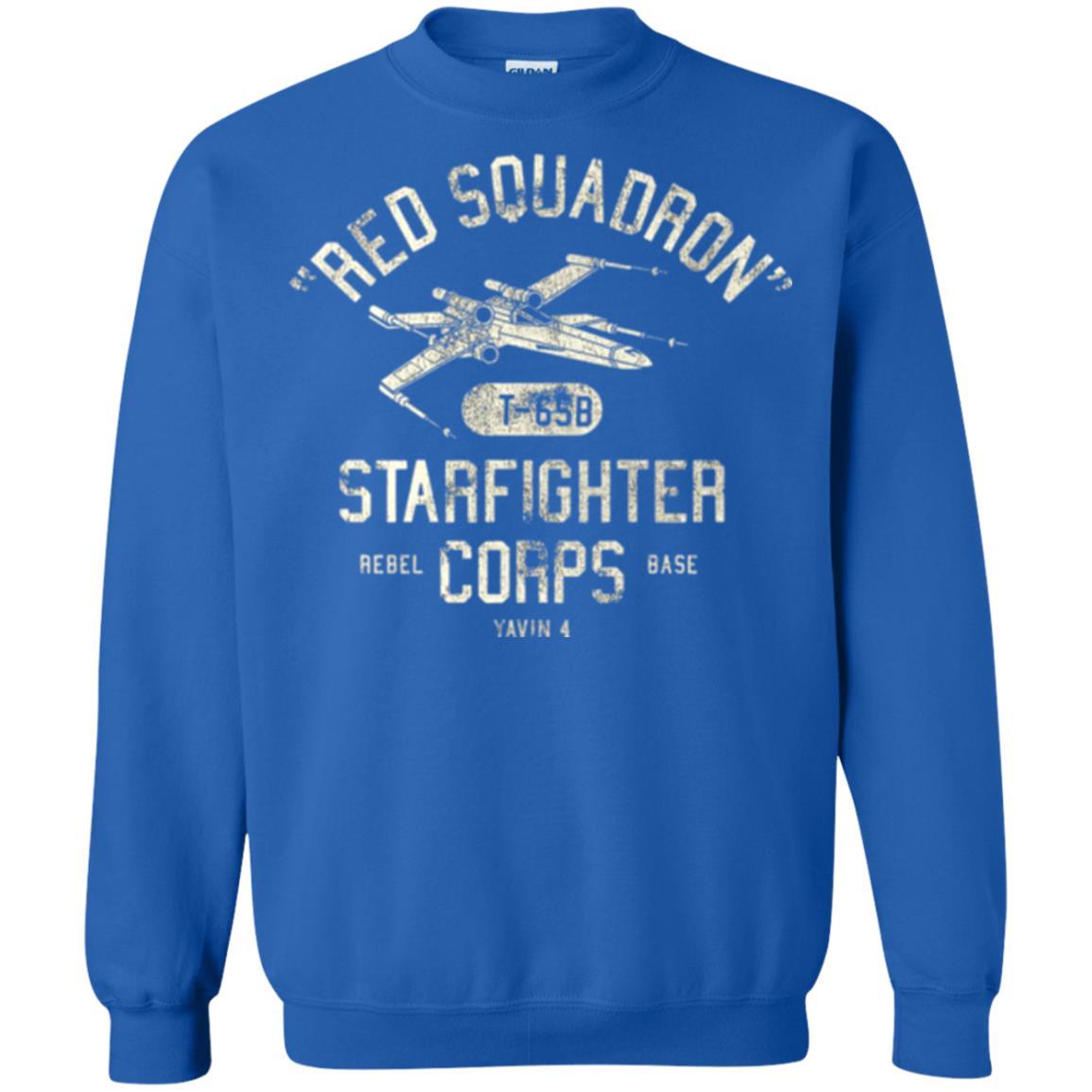 Movie T-shirt Red Squadron Starfighter Rebel Corps Base Royal