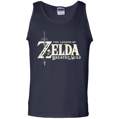 Game T-shirt Nintendo Zelda Breath Of The Wild Navy