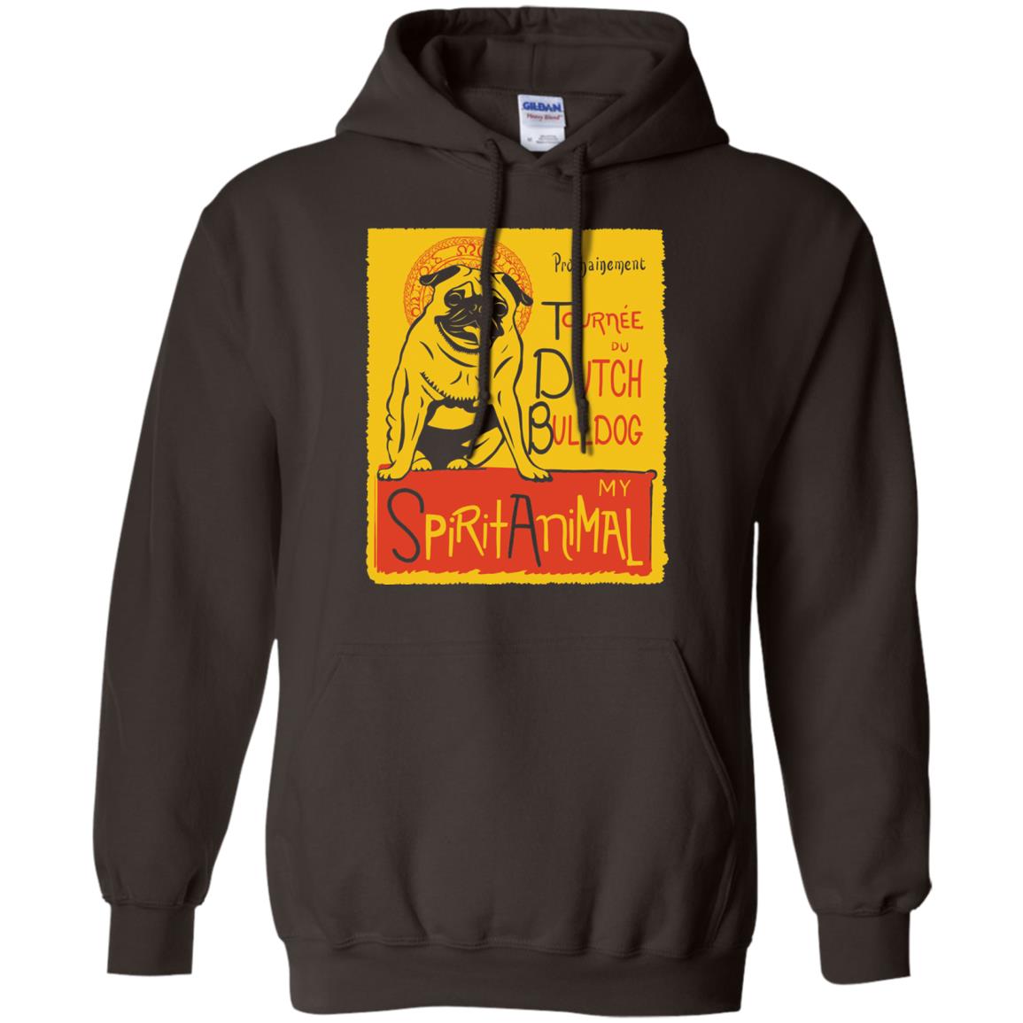 Dutch Bulldog My Spirit Animal T-shirt Dark Chocolate