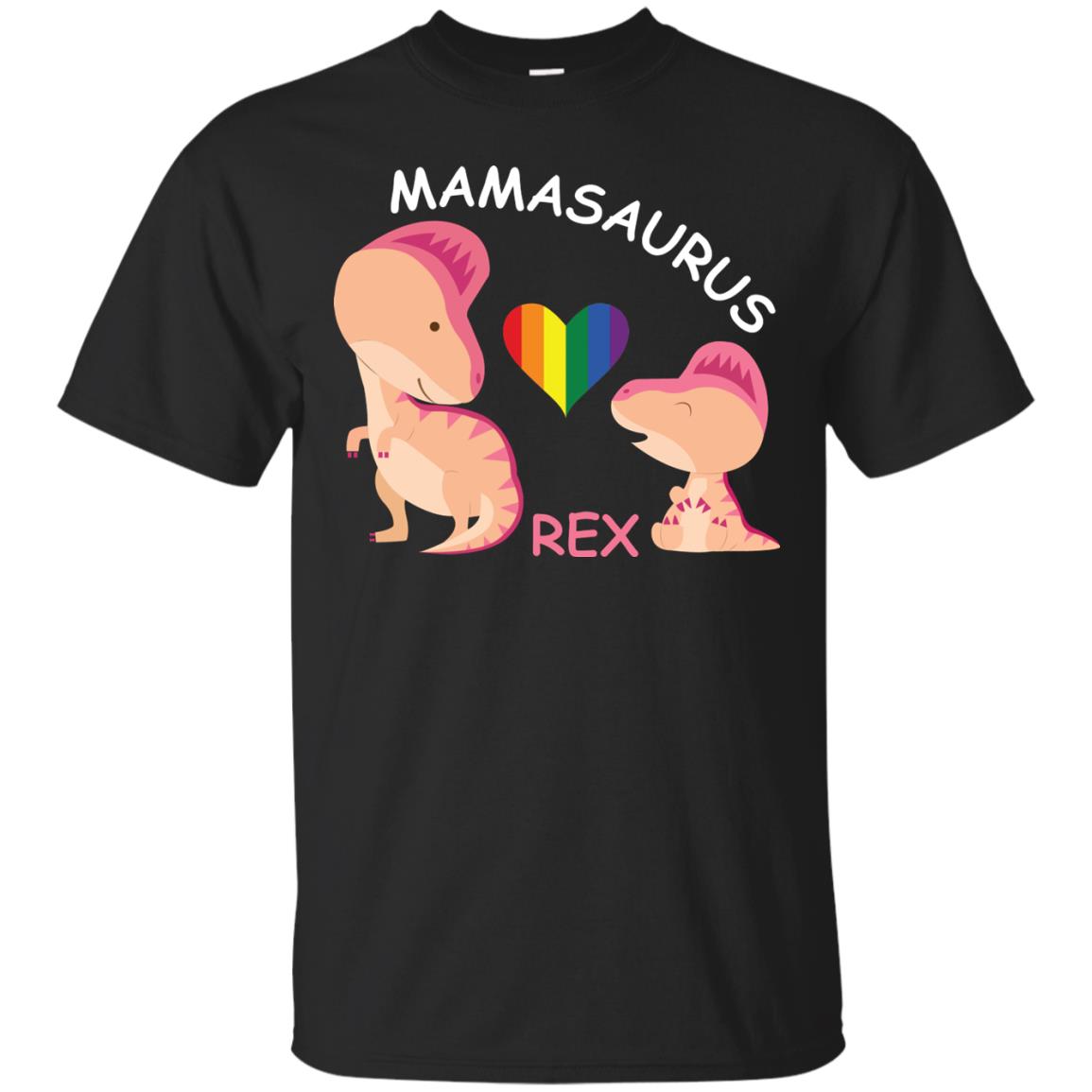 Mamasaurus Rex Lgbt Shirt Black