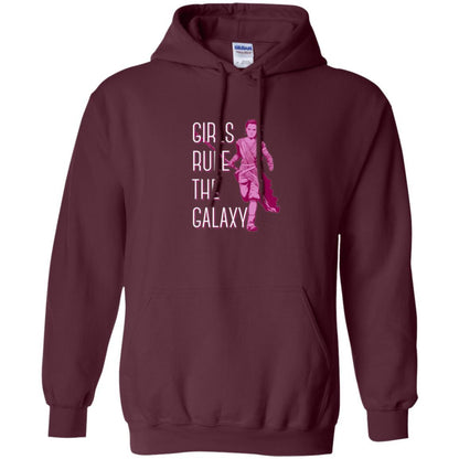 Film T-shirt Girls Rule The Galaxy T-shirt Maroon