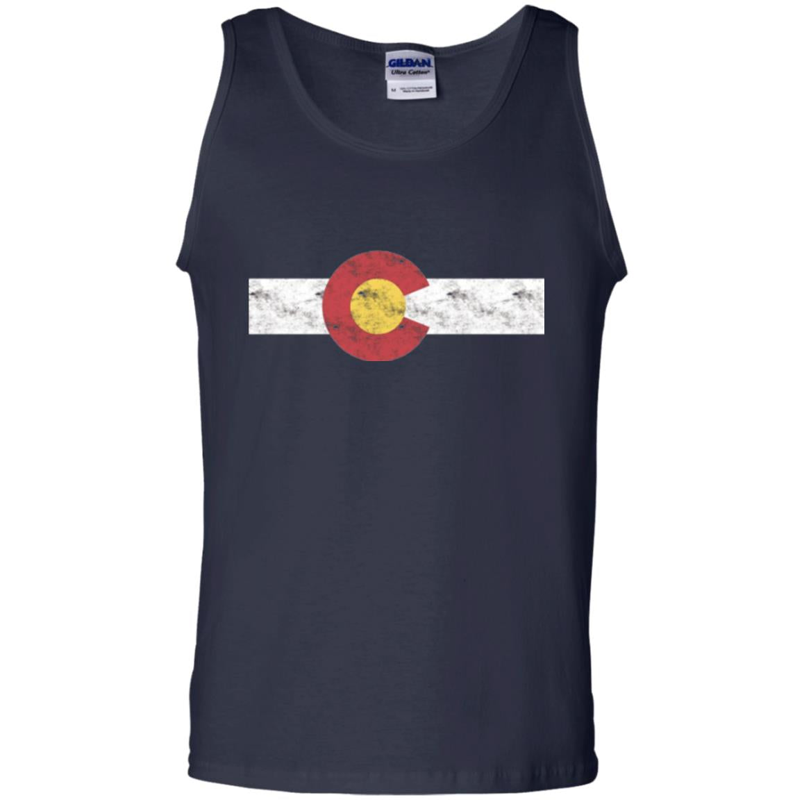 Colorado State Flag T-shirt Patriotic Colorado Day Navy