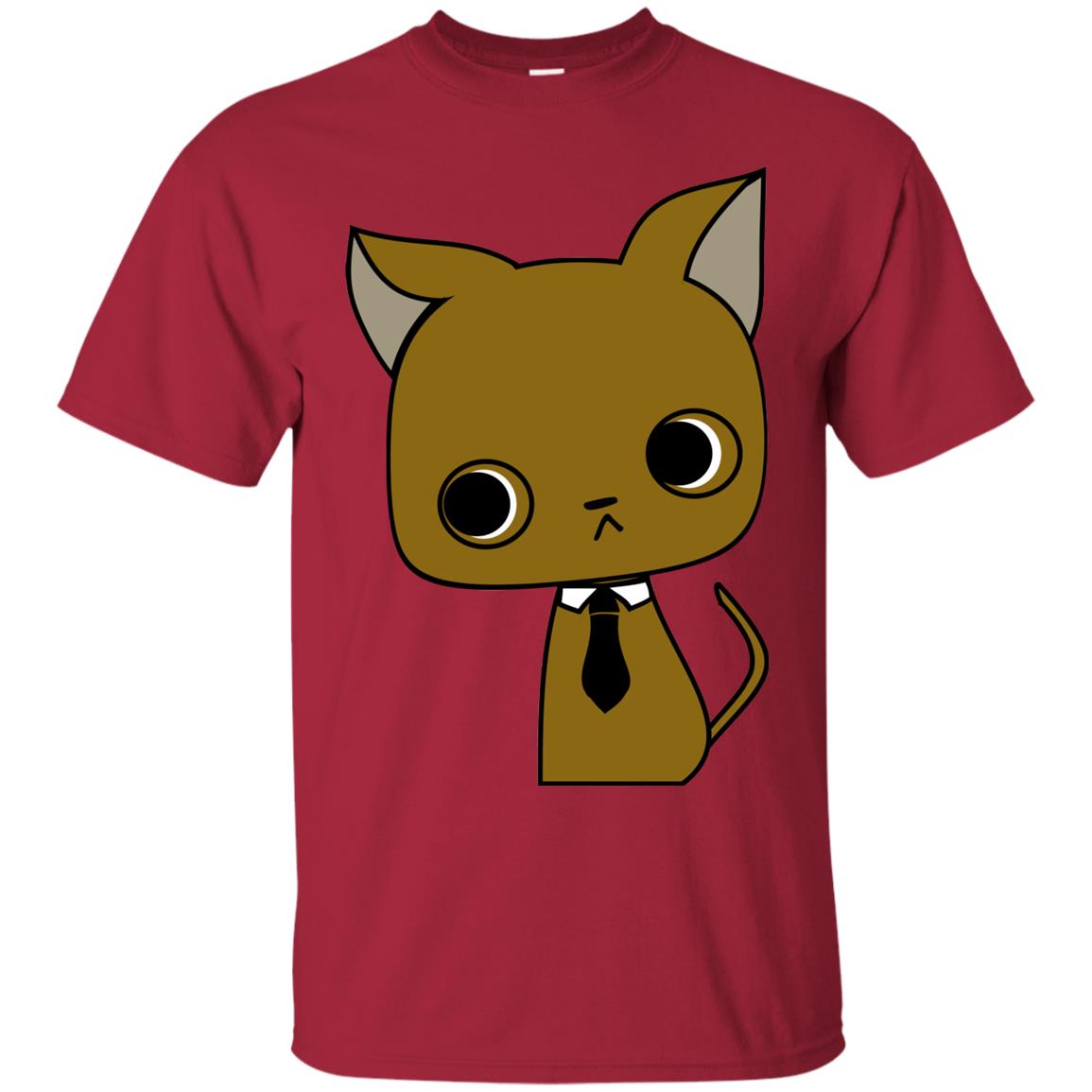 Funny Business Love Cat Shirt Cardinal