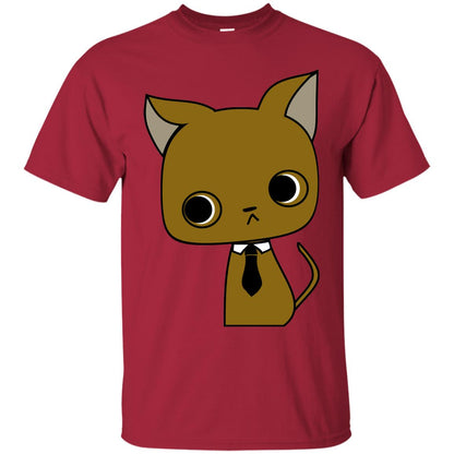 Funny Business Love Cat Shirt Cardinal